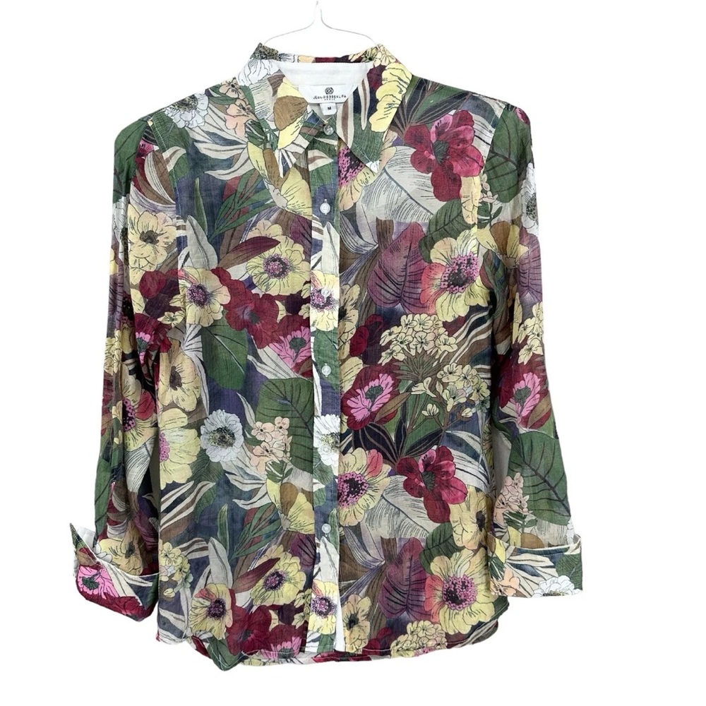 JEAN PIERRE KLIFA Shirt Alice’s Garden Parktown Long Sleeve, Sheer